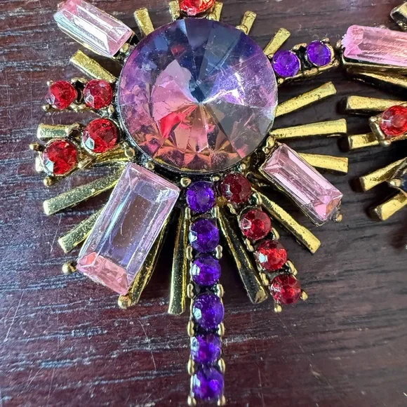 Betsey Johnson Multicolor Starburst Earrings - Picture 2 of 3